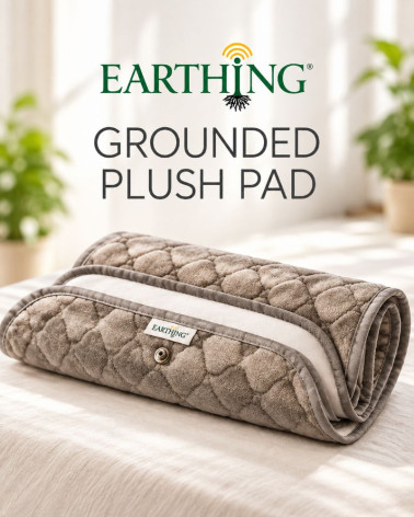 Tapis matelassé en argent Earthing®
